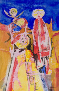 Fred Schimmel and Cecil Skotnes; Figures I (recto); Cat (verso)
