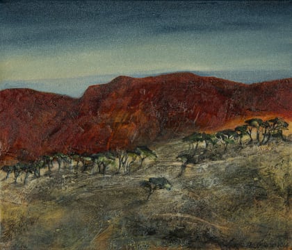 Lynette ten Krooden; Landscape with Mountain
