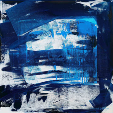 Lionel Smit; Abstract Portrait in Blue