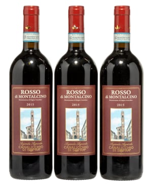 Canalicchio di Sopra; Rosso di Montalcino; 2015; 3 (1 x 3); 750ml