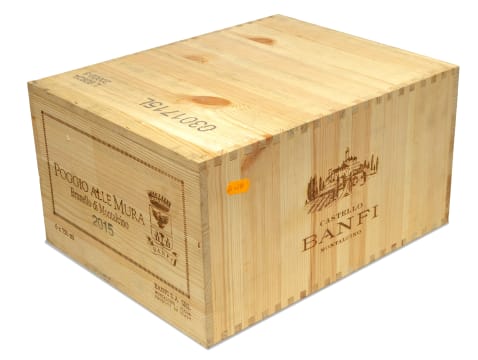 Castello Banfi; Brunello di Montalcino Poggio Alle Mura; 2015; 6 (1 x 6); 750ml