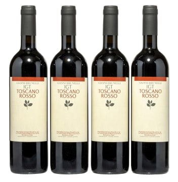Gianni Brunelli; IGT Toscano Rosso; 2015; 4 (1 x 4); 750ml