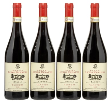 Luigi Einaudi; Barolo Cannubi; 2013; 4 (1 x 4); 750ml