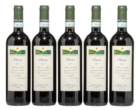 Matteo Correggia; Barbera d'Alba Marun; 2011; 5 (1 x 5); 750ml