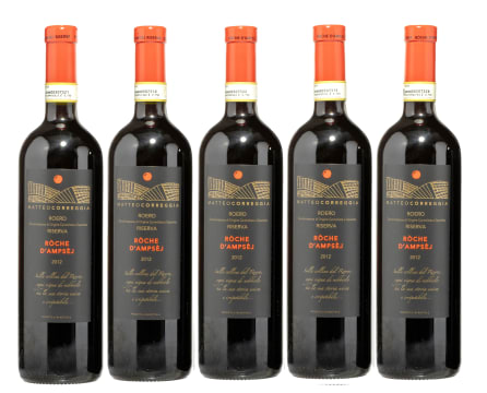 Matteo Correggia; Roero Riserva Roche d'Ampsej; 2012; 5 (1 x 5); 750ml