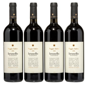 Poggio Antico; Brunello di Montalcino; 2008; 4 (1 x 4); 750ml