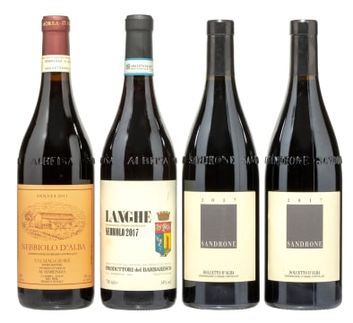 Italian Collection; Marengo, Produttori del Barbaresco & Sandrone; 2011,2017; 4 (1 x 4); 750ml