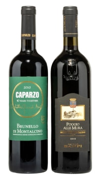 Italian Collection; Caparzo,Castello Banfi; 2010; 2 (1 x 2); 750ml