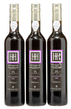 Henriques & Henriques; Malvasia 15 Years Old Madeira; NV; 3 (1 x 3); 500ml