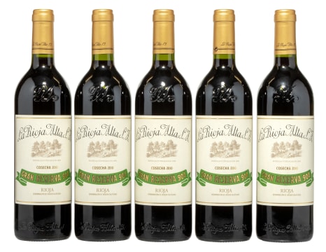 La Rioja Alta; Rioja Gran Reserva 904; 2010; 5 (1 x 5); 750ml