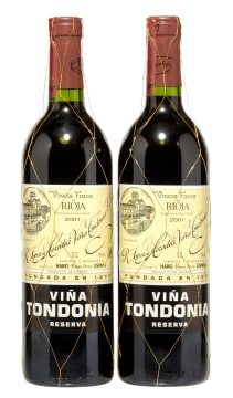 Lopez de Heredia; Viña Tondonia Reserva; 2001; 2 (1 x 2); 750ml