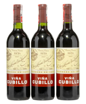 Lopez de Heredia; Viña Cubillo Crianza; 2007; 3 (1 x 3); 750ml