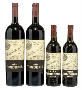 Lopez de Heredia; Viña Tondonia Reserva; 2004; 4 ( 2 x 2); 750ml,1500ml