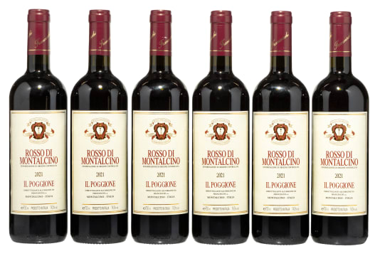 Il Poggione; Rosso di Montalcino; 2021; 6 (1 x 6); 750ml