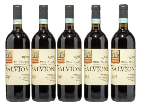 Salvioni; Rosso di Montalcino La Cerbaiola; 2019; 5 (1 x 5); 750ml