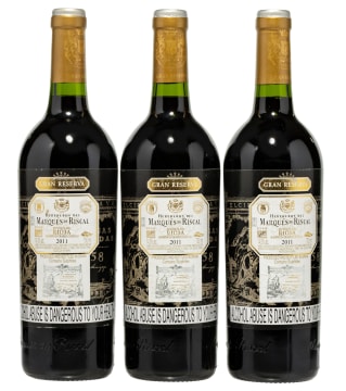 Marques de Riscal; Rioja Gran Reserva; 2011; 3 (1 x 3); 750ml