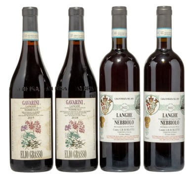 Italian Collection; Burlotto,Elio Grasso; 2015,2018,2022; 4 (1 x 4); 750ml