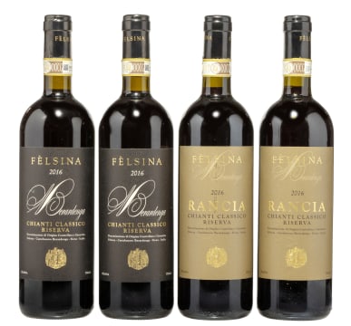 Fèlsina; Chianti Classico Riserva & Rancia; 2016; 4 (2 x 2); 750ml