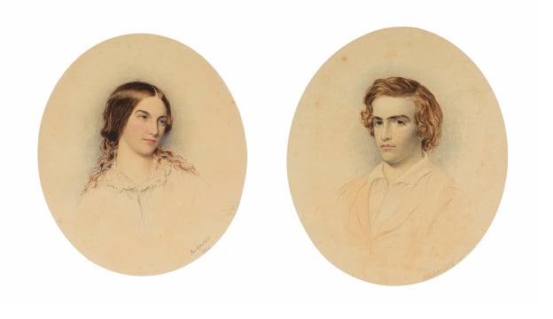 Ronald Campbell; Portraits of a Man and Woman, two
