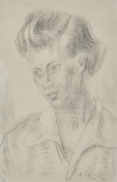 Maggie Laubser; Portrait of a Woman