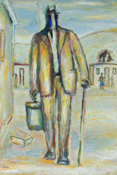 Gerard Sekoto; Man with a Stick