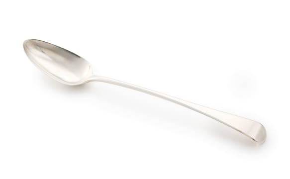 A George III 'Old English' pattern silver basting spoon, Solomon Hougham, London, 1794