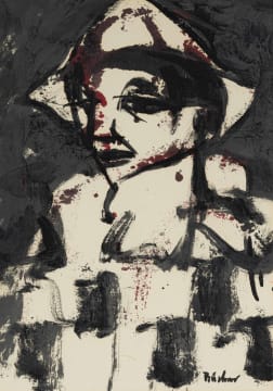 Carl Büchner; Figure with Hat