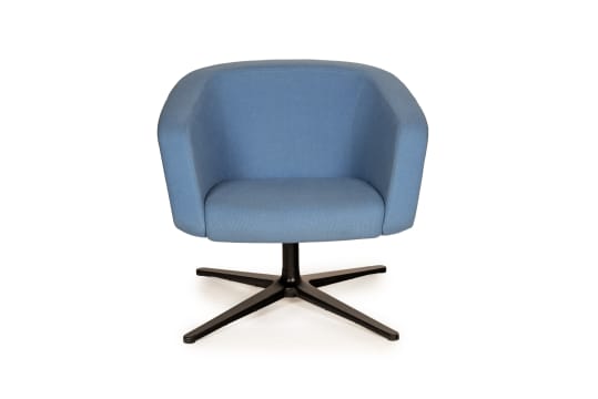 Hannes Wettstein; 'Dino' swivel lounge chair for Maxdesign, Italy