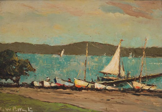 George William Pilkington; Yachts on the Shore