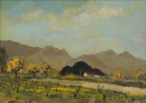 David Botha; Landscape with Farmhouse