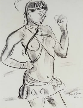 Irma Stern; Dancing Woman, poster