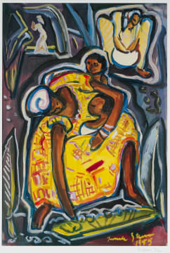Irma Stern; African Woman with Children, poster