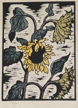 Gregoire Boonzaier; Sunflowers