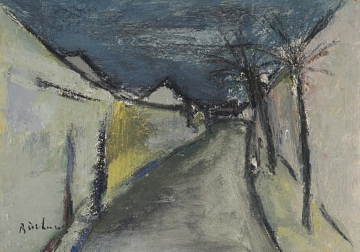 Carl Büchner; Street Scene