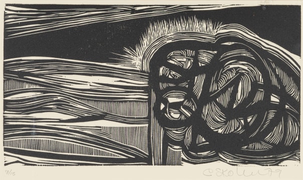 Cecil Skotnes; Figures in an Abstract Landscape