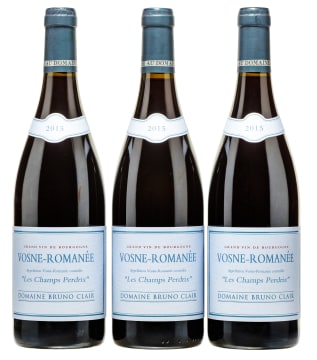 Bruno Clair; Vosne-Romanee Les Champs Perdrix; 2015; 3 (1 x 3); 750ml