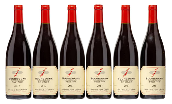 Jean Grivot; Bourgogne Pinot Noir; 2017; 6 (1 x 6); 750ml