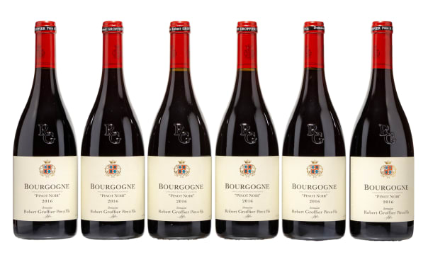 Robert Groffier Père et Fils; Bourgogne Pinot Noir; 2016; 6 (1 x 6); 750ml