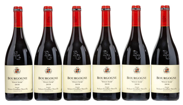 Robert Groffier Père et Fils; Bourgogne Pinot Noir; 2018; 6 (1 x 6); 750ml