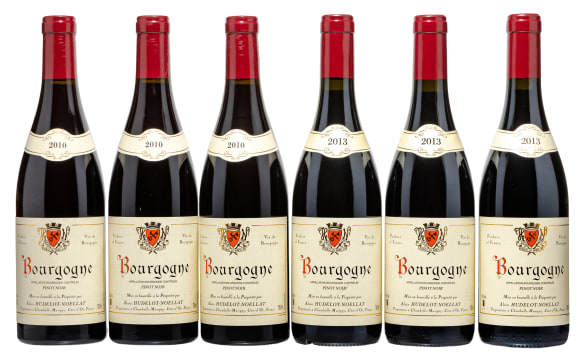 Alain Hudelot-Noëllat; Bourgogne Pinot Noir; 2010, 2013; 6 (2 x 3); 750ml