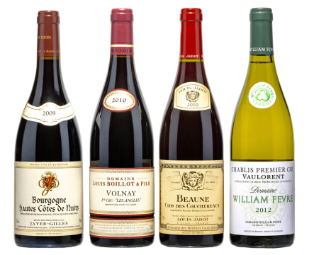 Burgundy Collection; Jayer-Gilles, Louis Boillot, Louis Jadot, William Fèvre; 2009, 2010, 2012; 4 (1 x 4); 750ml