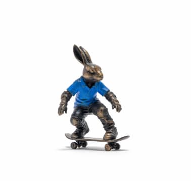 Carol Cauldwell; Skater Bunny Blue