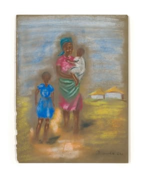Zwelidumile Geelboi Mgxaji Mslaba 'Dumile' Feni; Mother and Children