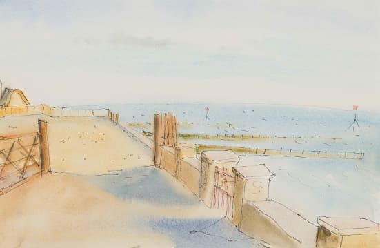 Maud Sumner; Beach Scene