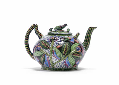Ardmore Ceramic Studio; Bird and flower teapot