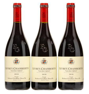 Robert Groffier Père et Fils; Gevrey-Chambertin Les Seuvrées; 2018; 3 (1 x 3); 750ml