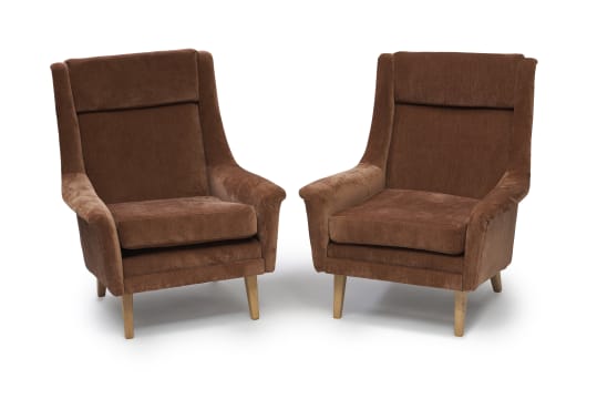 Pair of 'Sonet' Lounge chairs for Dux, Sweden