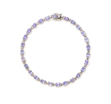 Tanzanite tennis bracelet