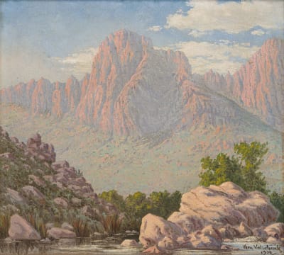 Vera Volschenk; Aasvoëlkrans in Cogmans Kloof - Montague C.P. (Vulture Cliff in Cogmans Kloof – Montagu)