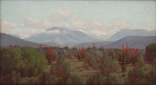 Jan Ernst Abraham Volschenk; Rhinocerobush Veld (Near Riversdale)